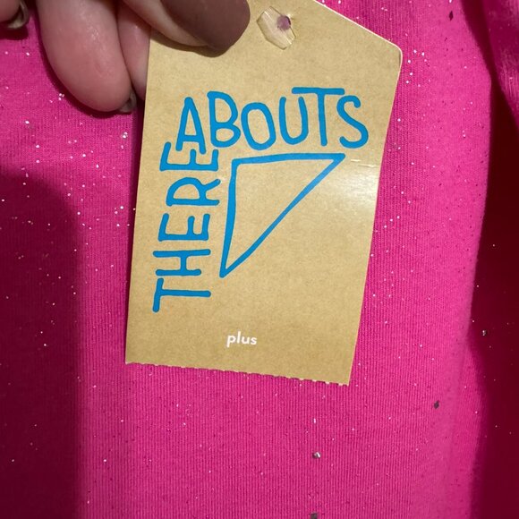 * ❤️NWT PINK LEGGINGS w/SILVER SPARKLE PLUS/PETITE - Picture 6 of 6